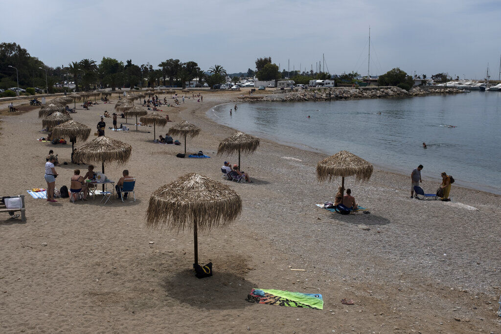 Virus Outbreak Greece Tourism